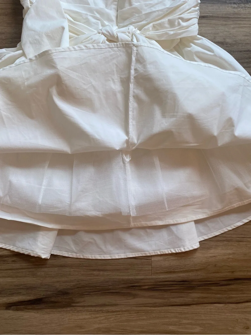 Babyboo Gorgeous Ivory Strapless Mini Dress Katrina- L Fits like a Medium 6/8 - Picture 6 of 13